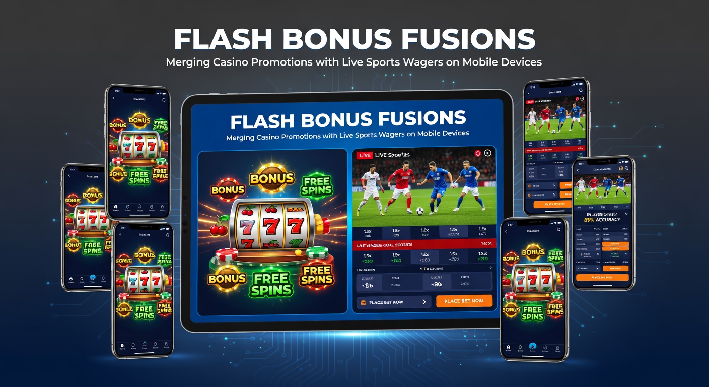 Mobiele scherm met live sportweddenschap en casino bonus overlay tijdens een voetbalwedstrijd