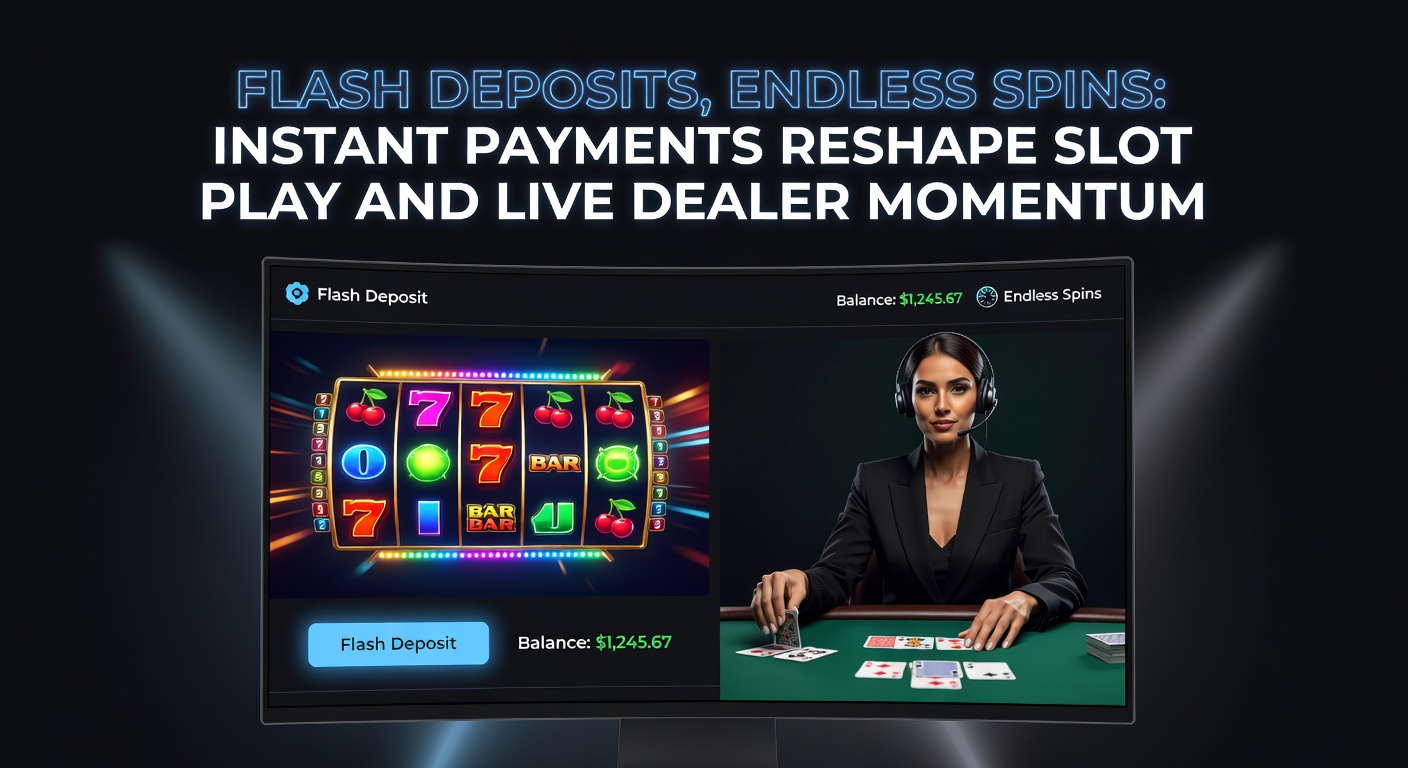 Speler tikt op mobiel voor instant storting tijdens slot sessie, met neon slots in achtergrond