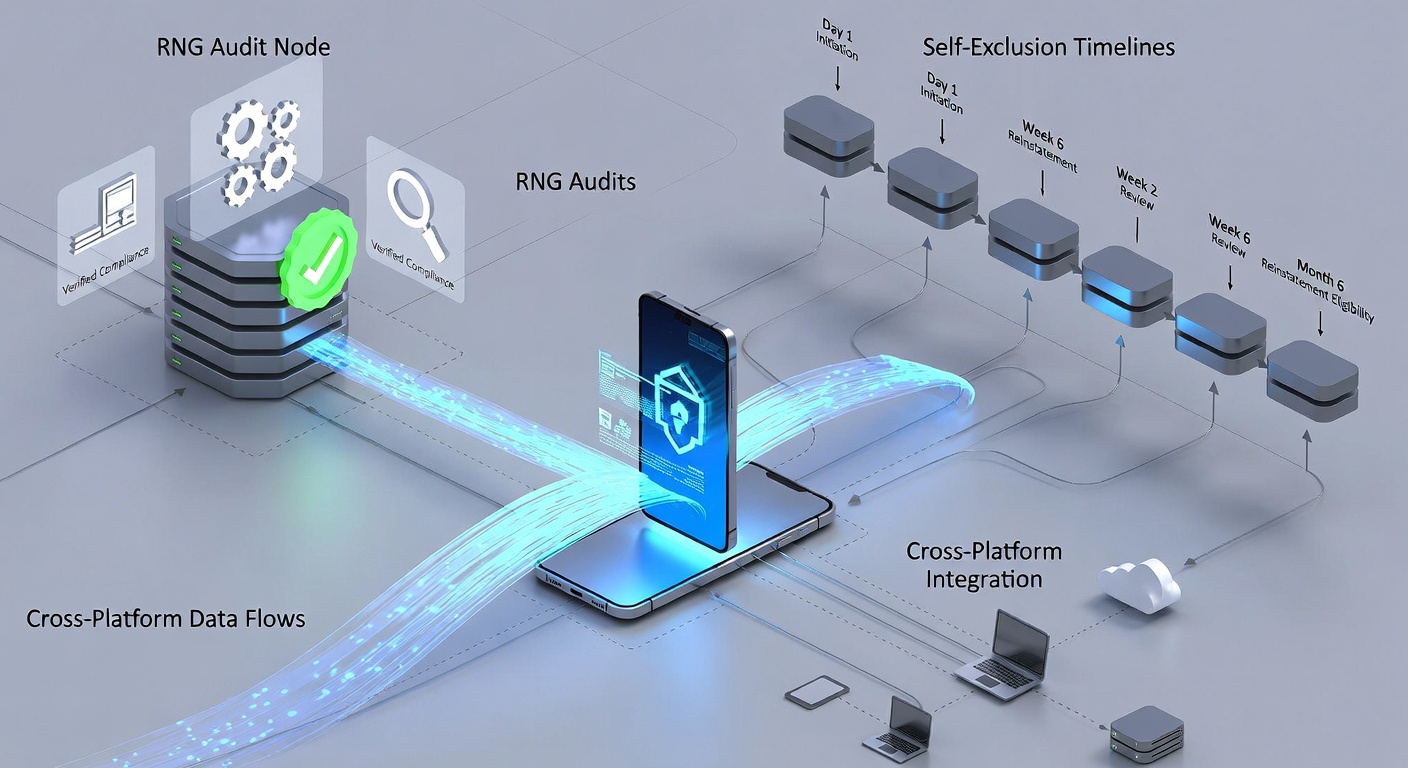 Diagram van platformoverschrijdende dataflows tussen audits en uitsluitingssystemen